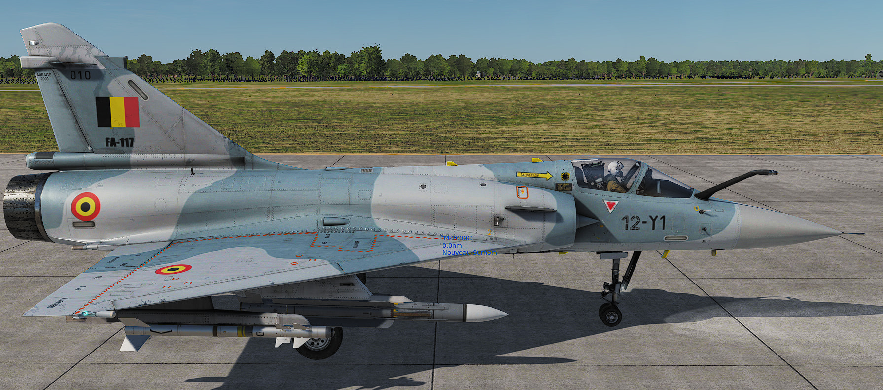 Belgium air force Mirage 2000C (fictional)