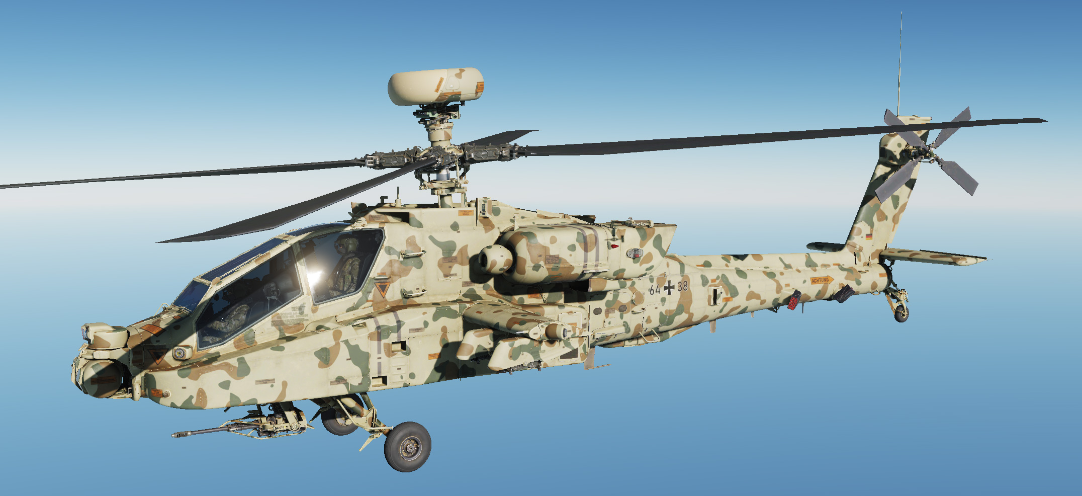 v1.0.0] [AH-64D] German 3-Color Tropentarn Camouflage