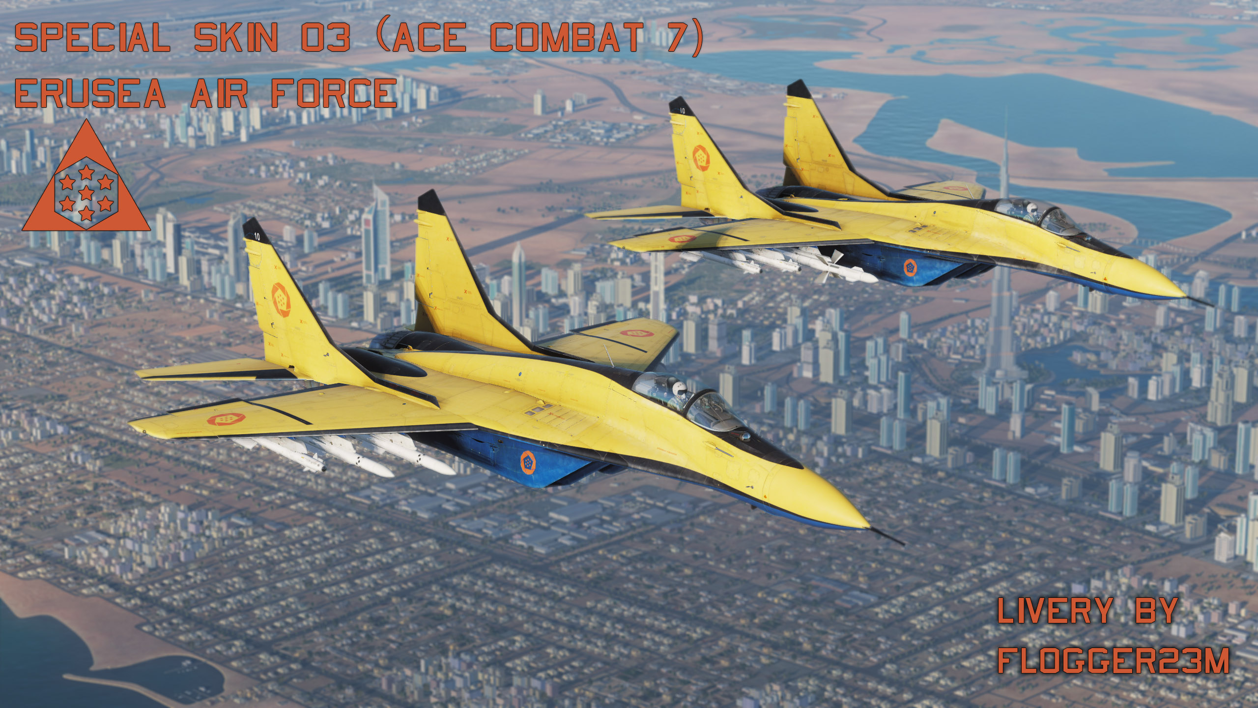 SCRAMBLE – Ace Combat 7 VR Mission 1 in DCS World