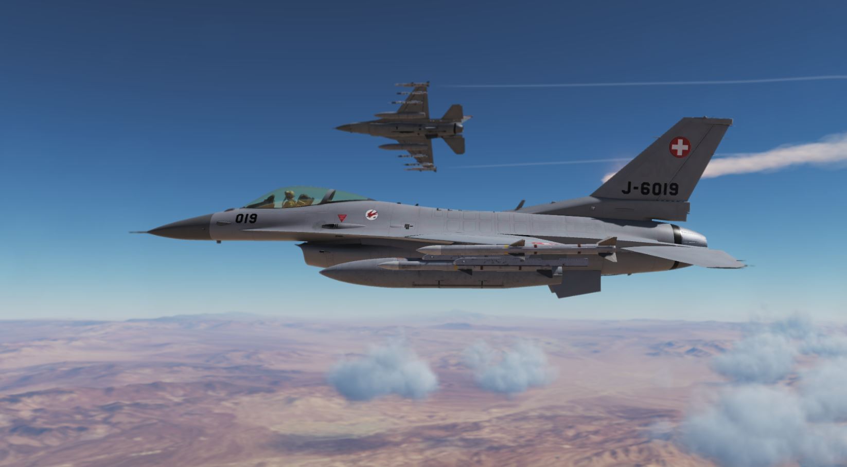 F-16 Fictional swiss air force paint
