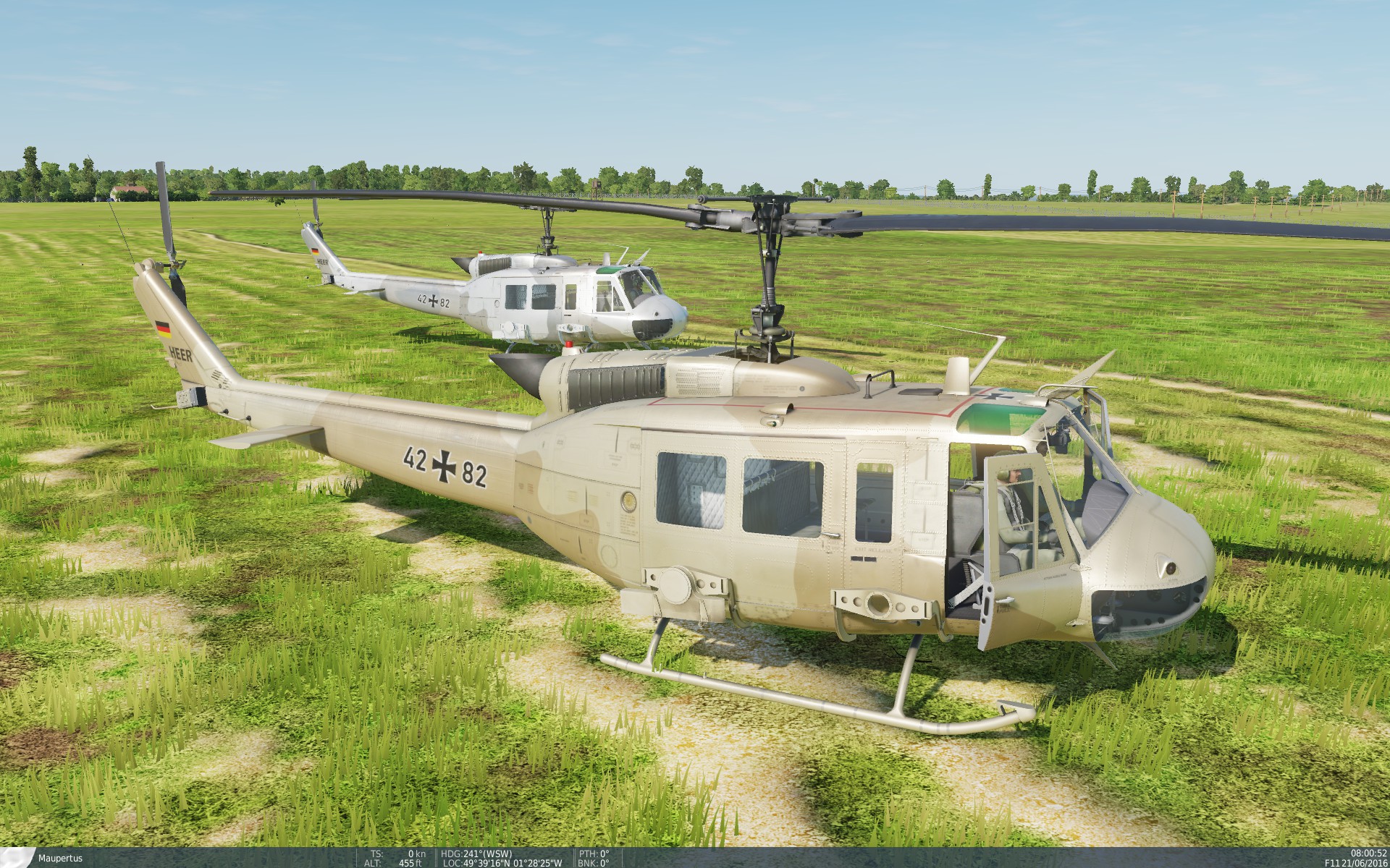Ka-50, UH-1H, SA342, Mi-8TVM German & Swiss Skinpack
