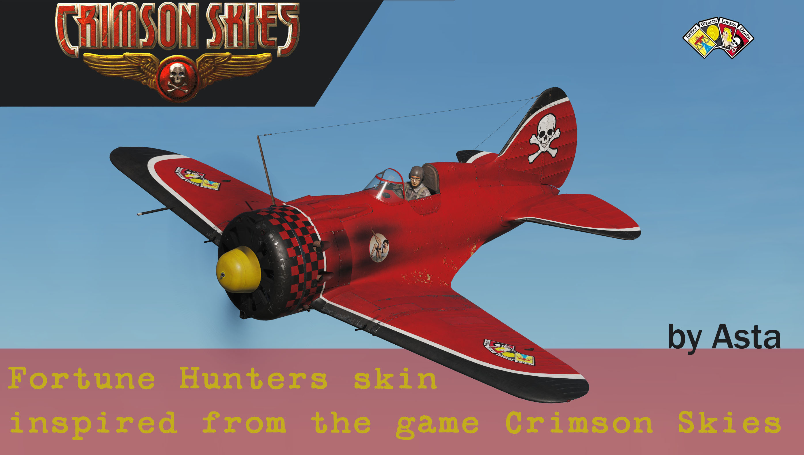 Skin] Crimson Skies : Fortune Hunters - DCS: I-16 - ED Forums