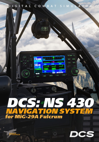 DCS: Навигационная система NS 430 в кабину МиГ-29А DCS: Навигационная система NS 430 в кабину МиГ-29А