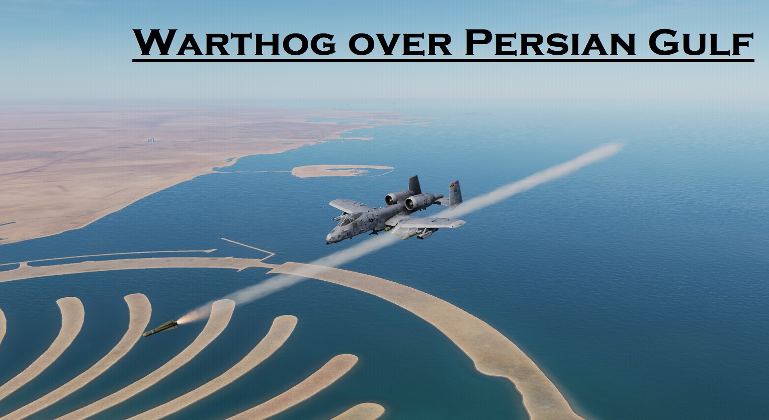 Warthog over Persian Gulf using Mbot Dynamic Campaign Engine