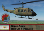 Sapin Army UH-1H - Ace Combat Zero (9th AAB, 4th Sqd)   *UPDATED*