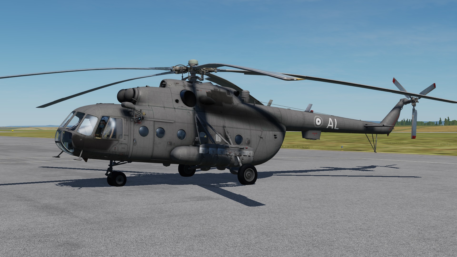 Mil Mi-8 Djibouti Air Force grey/low vis.
