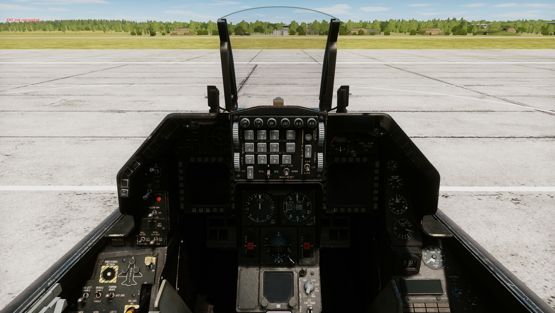 Black Cockpit For F16 - No personal marking - Clean unworn ICP