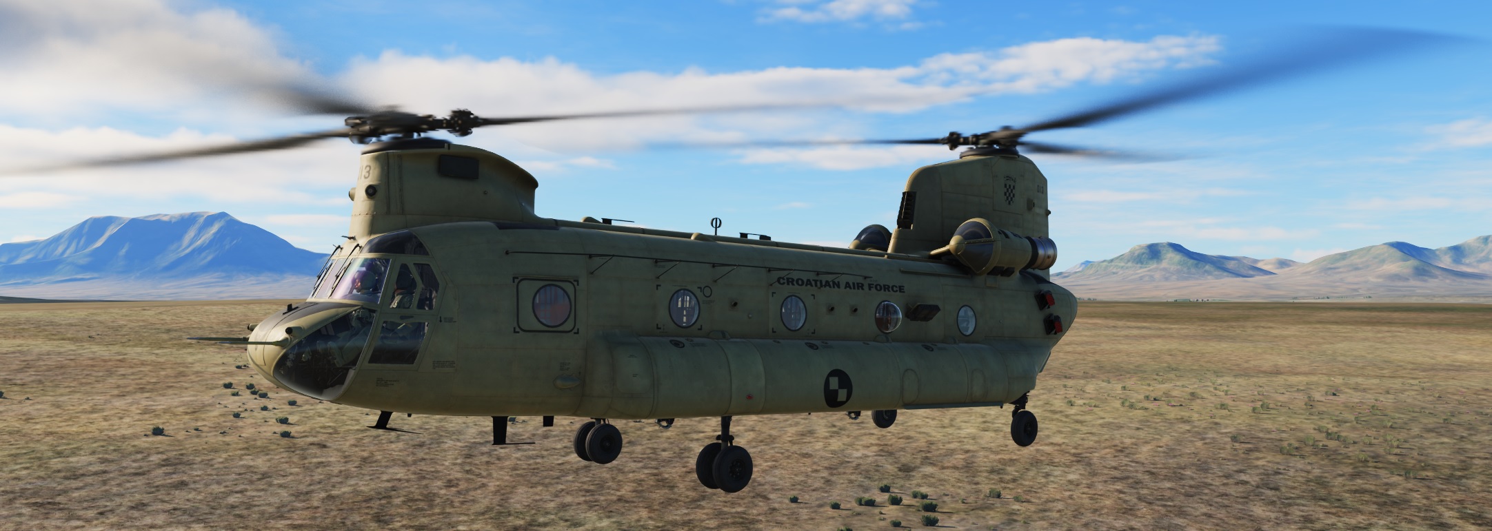 CH-47F Croatian Air Force Yellow(Fictional)