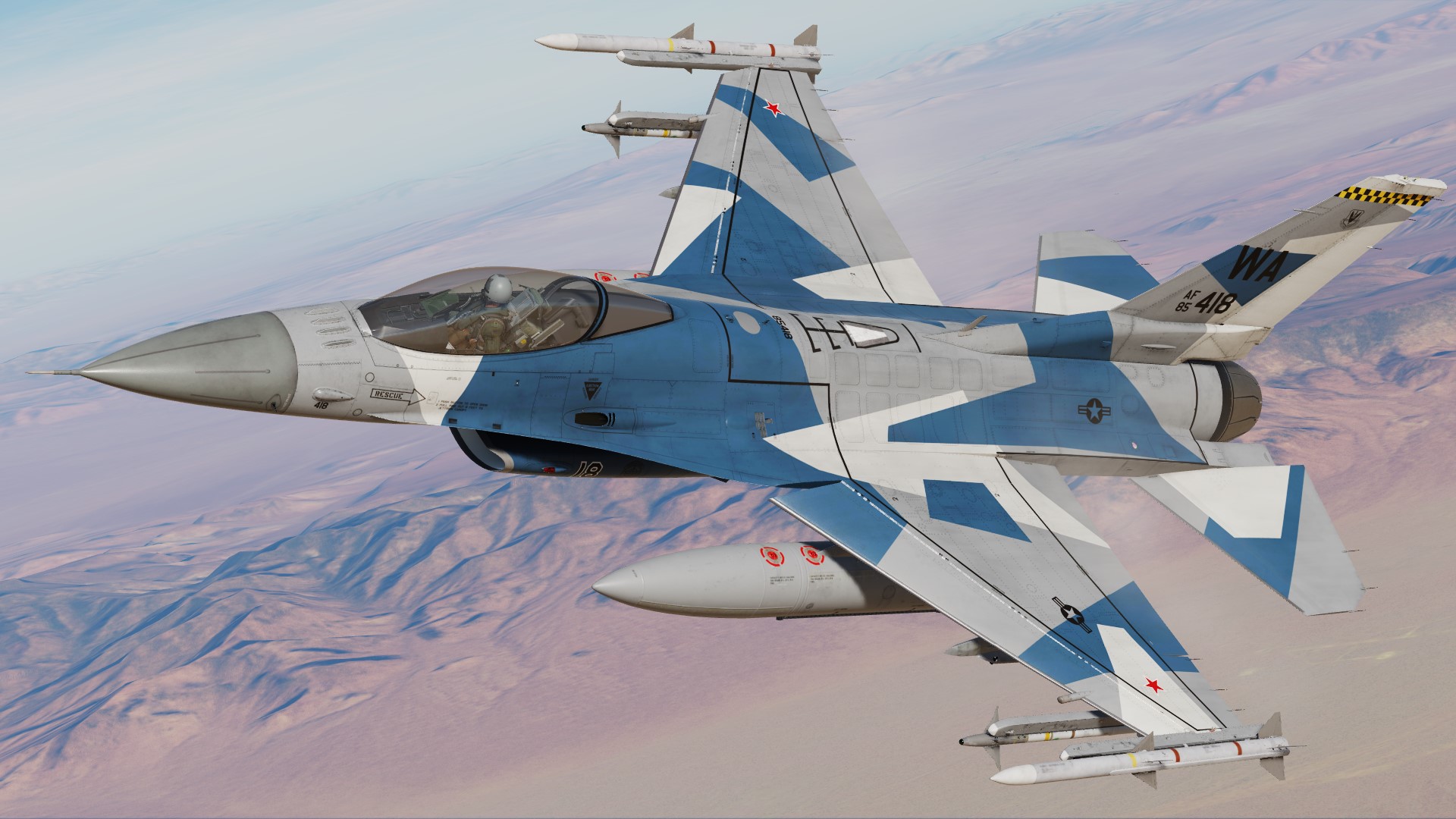 F-16C USAF 64th Aggressor Squadron Skin Pack 1 update 2024/05/24