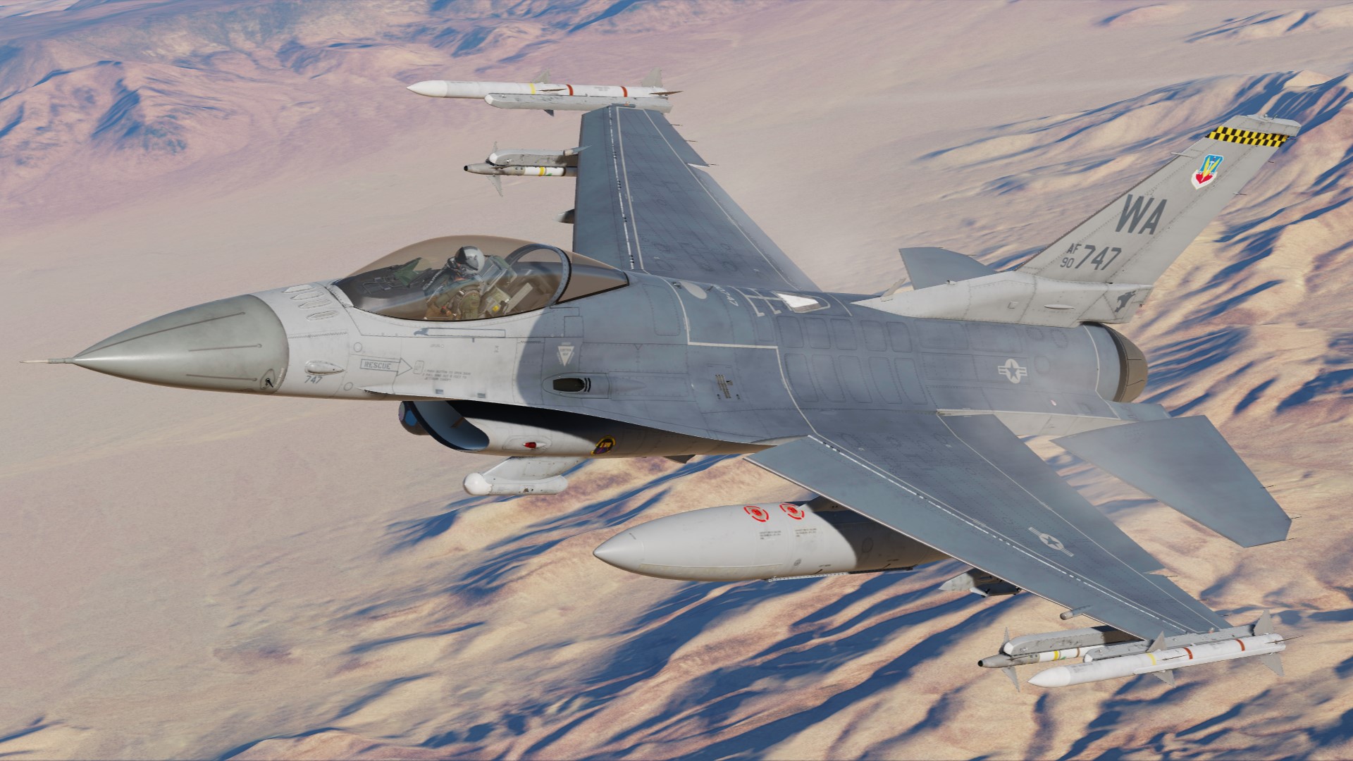 F-16C USAF 16th Weapons Squadron Skin Pack 2 update 2024/05/24