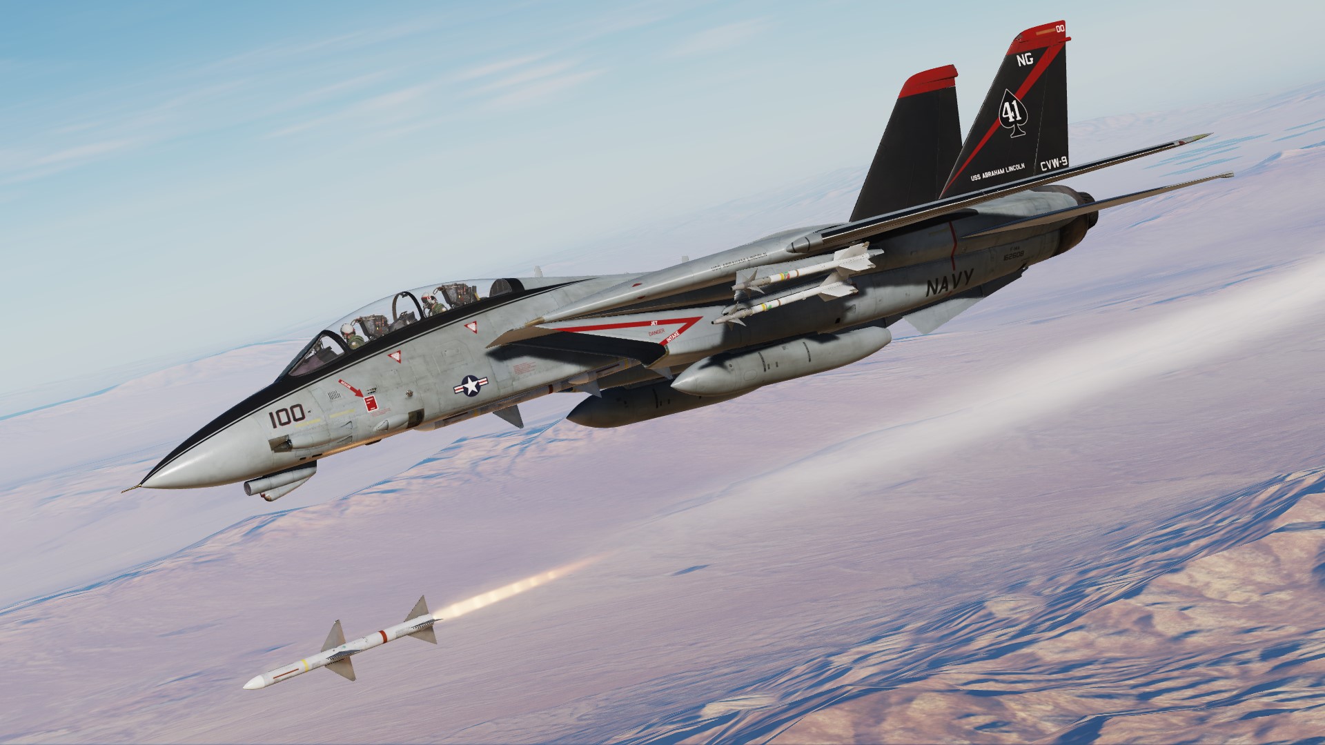 F-14A VF-41 Black Aces 2020s fictional Skin Pack 1 update 2024/09/15