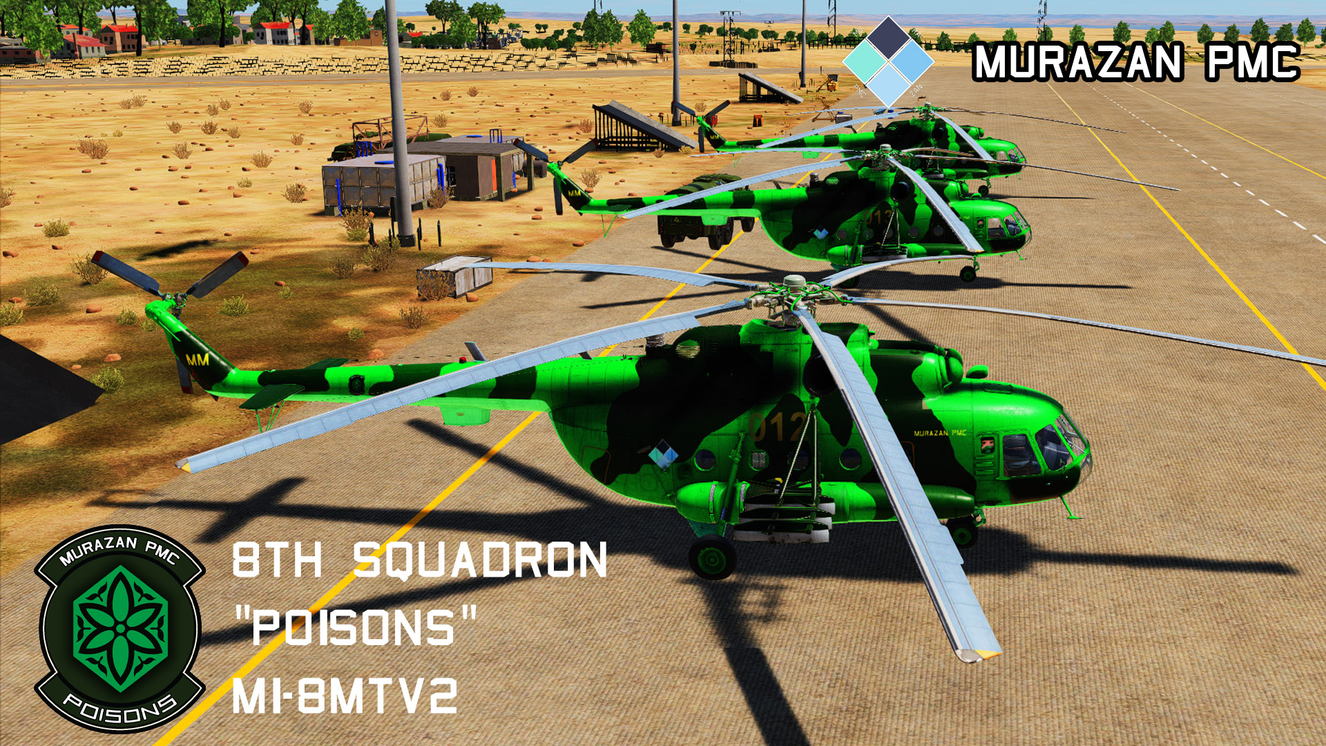 Mi-8MTV2 Murazan PMC 8th Squadron "Poisons" 