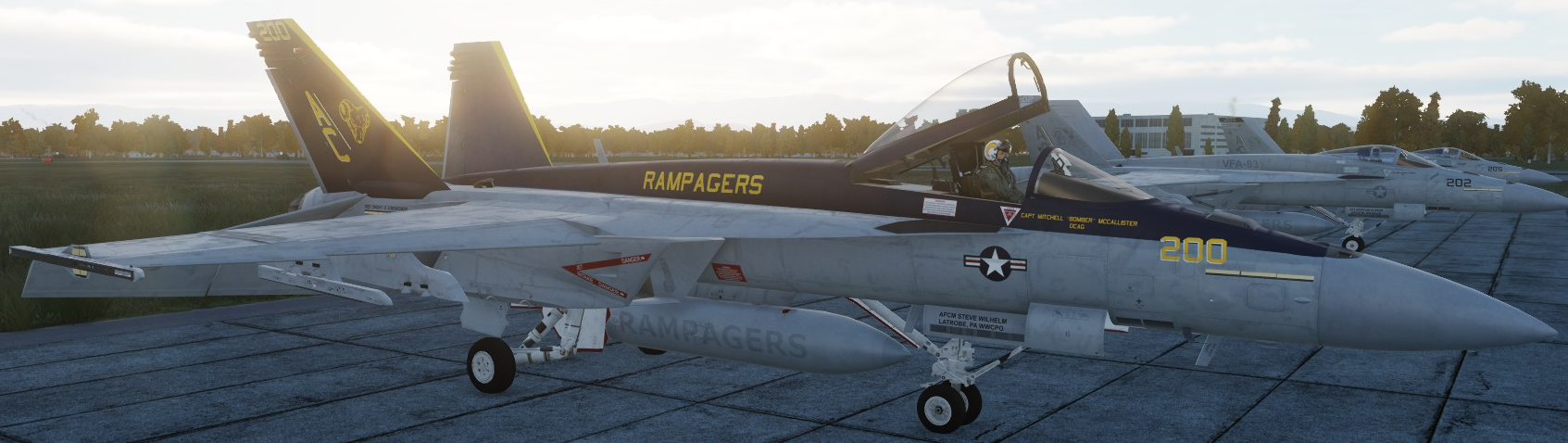 VFA-83 F/A-18E SKIN PACK 2024