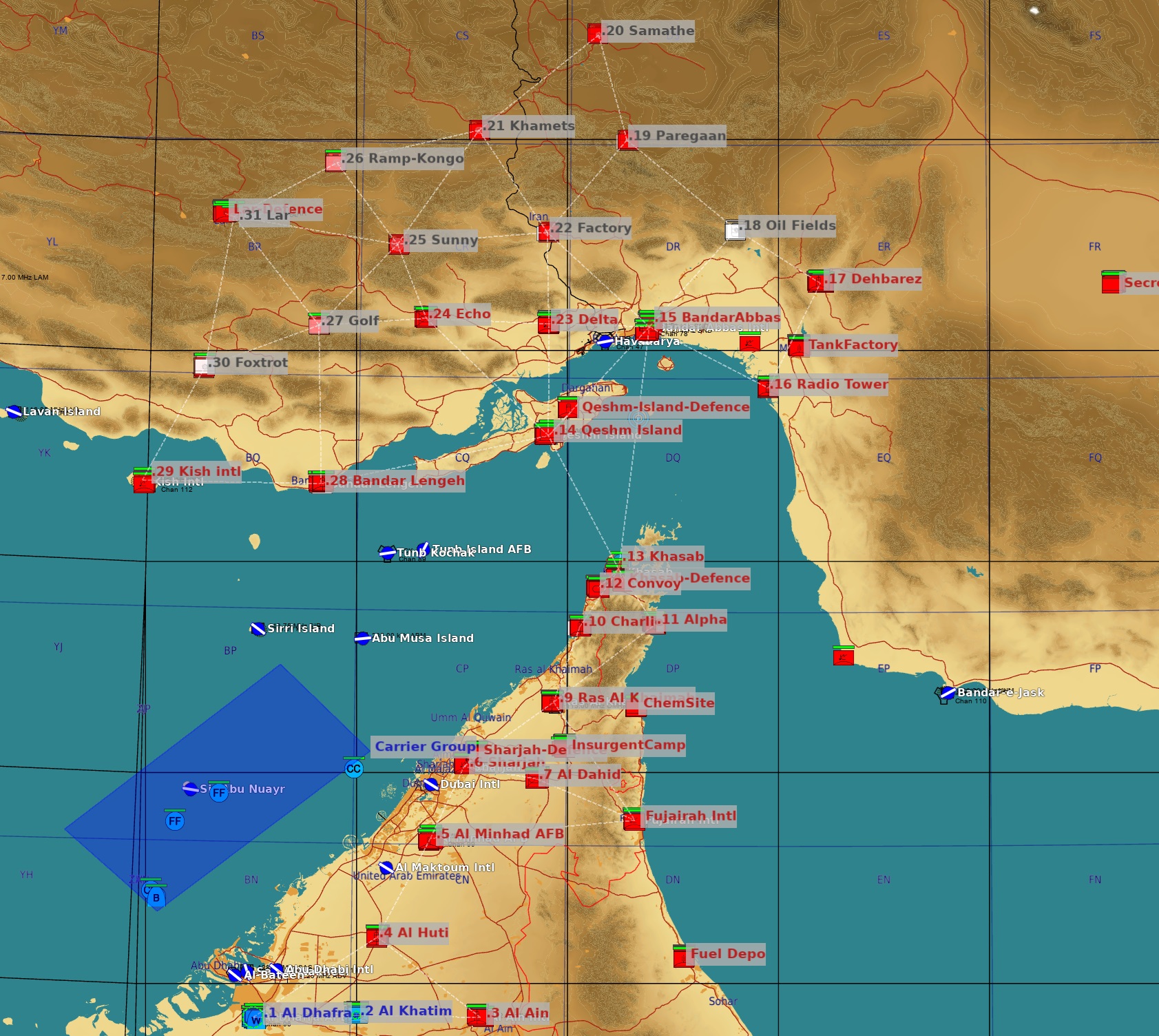 Foothold Persian Gulf, Dynamic spawn, CTLD, MANTIS and more.