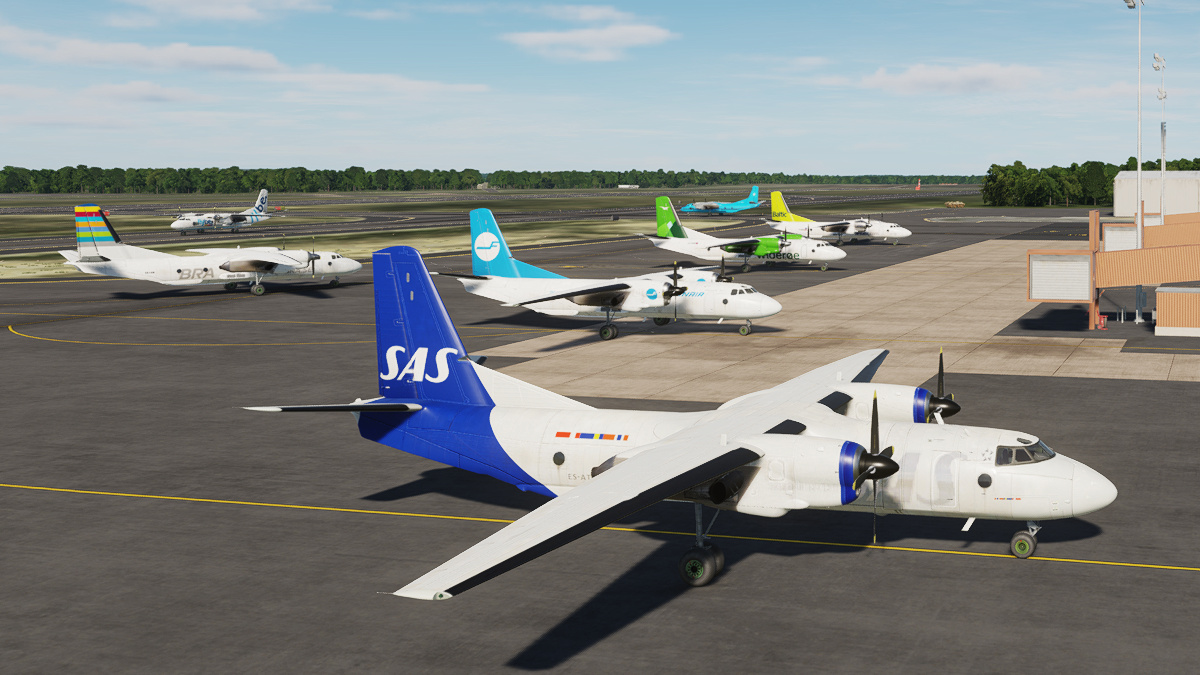 Nordic airlines' FAKE skinpack for An-26B 