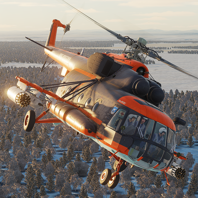 Mil Mi-8MTV2 Arctic (Semifictional)